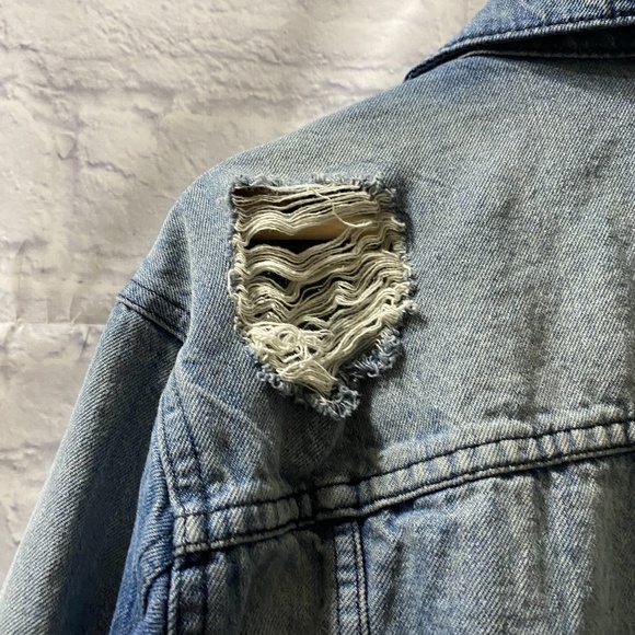 Waimea Distressed Denim Jean Jacket - Picture 5 of 8